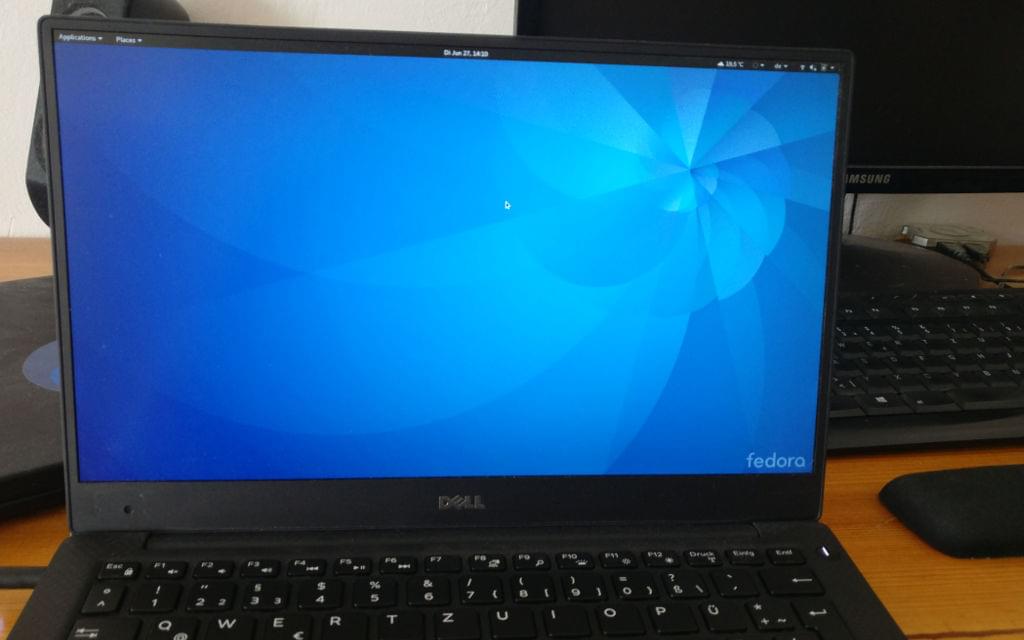 Fedora Linux 25 on a Dell XPS-13 9360